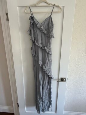 Reformation Gray Maxi Dress